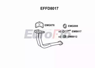 Трубка (EuroFlo: EFFD8017)