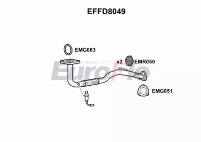 Трубка (EuroFlo: EFFD8049)