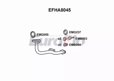 Трубка (EuroFlo: EFHA8045)