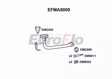 Трубка (EuroFlo: EFMA8000)