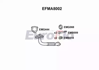 Трубка (EuroFlo: EFMA8002)