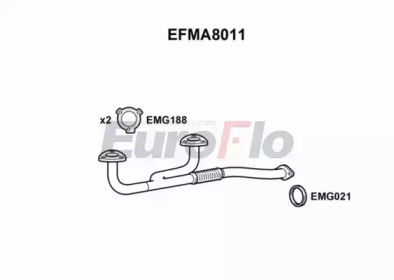 Трубка (EuroFlo: EFMA8011)