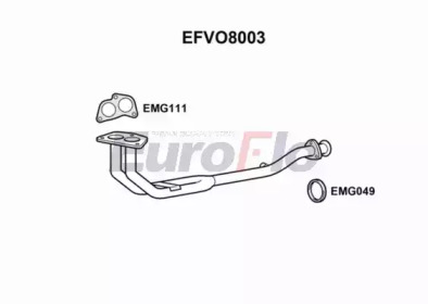 Трубка (EuroFlo: EFVO8003)