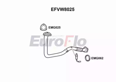 Трубка (EuroFlo: EFVW8025)