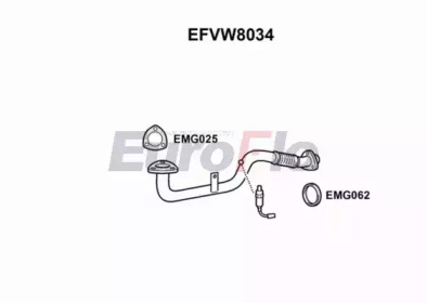 Трубка (EuroFlo: EFVW8034)