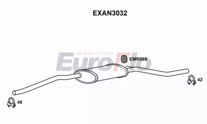 Амортизатор (EuroFlo: EXAN3032)