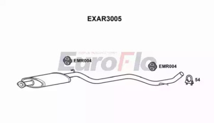 Амортизатор (EuroFlo: EXAR3005)