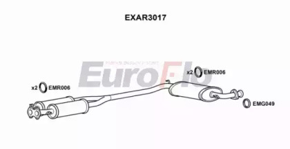 Амортизатор (EuroFlo: EXAR3017)