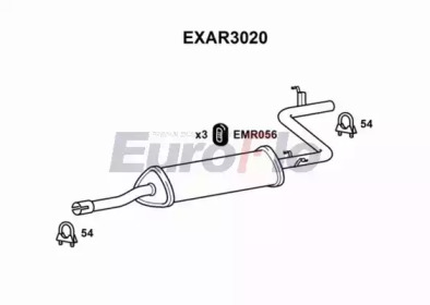 Амортизатор (EuroFlo: EXAR3020)