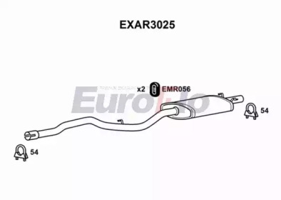 Амортизатор (EuroFlo: EXAR3025)