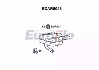 Амортизатор (EuroFlo: EXAR6048)