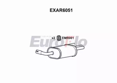 Амортизатор (EuroFlo: EXAR6051)