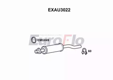 Амортизатор (EuroFlo: EXAU3022)