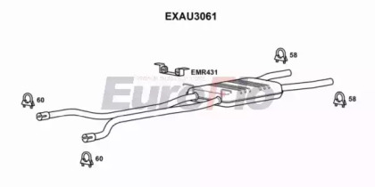 Амортизатор (EuroFlo: EXAU3061)