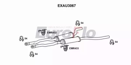 Амортизатор (EuroFlo: EXAU3067)