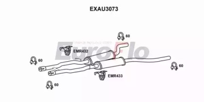 Амортизатор (EuroFlo: EXAU3073)