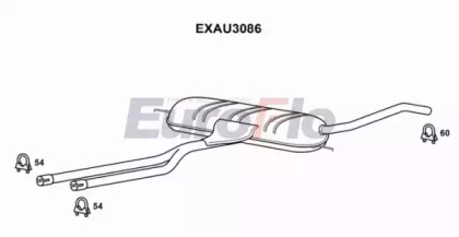 Амортизатор (EuroFlo: EXAU3086)