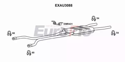 Амортизатор (EuroFlo: EXAU3088)