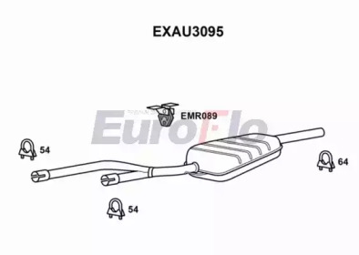 Амортизатор (EuroFlo: EXAU3095)