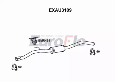 Амортизатор (EuroFlo: EXAU3109)