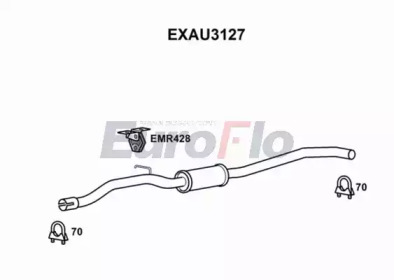 Амортизатор (EuroFlo: EXAU3127)