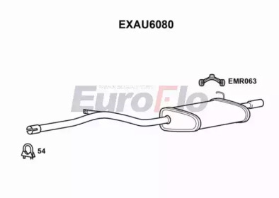 Амортизатор (EuroFlo: EXAU6080)