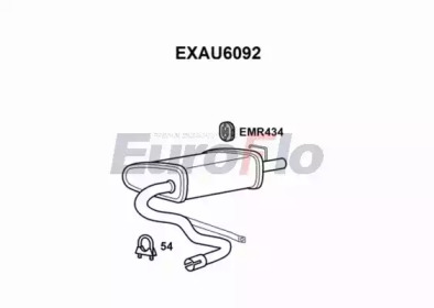 Амортизатор (EuroFlo: EXAU6092)