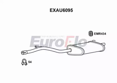 Амортизатор (EuroFlo: EXAU6095)