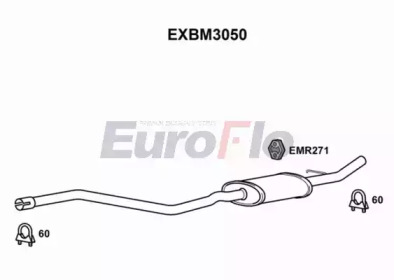 Амортизатор (EuroFlo: EXBM3050)