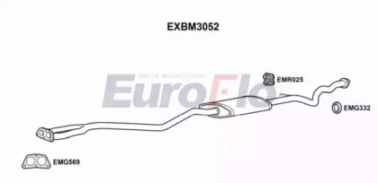 Амортизатор (EuroFlo: EXBM3052)