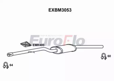 Амортизатор (EuroFlo: EXBM3053)