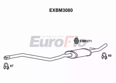 Амортизатор (EuroFlo: EXBM3080)