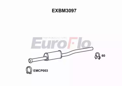 Амортизатор (EuroFlo: EXBM3097)