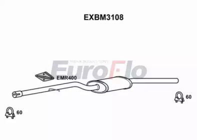 Амортизатор (EuroFlo: EXBM3108)