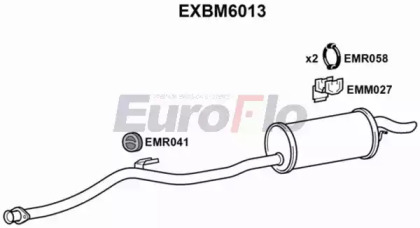 Амортизатор (EuroFlo: EXBM6013)