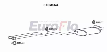 Амортизатор (EuroFlo: EXBM6144)