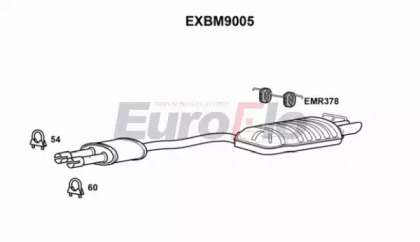 Амортизатор (EuroFlo: EXBM9005)