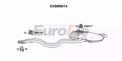 Амортизатор (EuroFlo: EXBM9014)