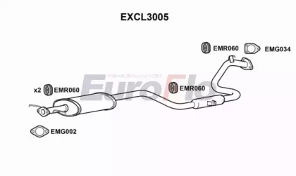 Амортизатор (EuroFlo: EXCL3005)