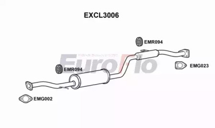 Амортизатор (EuroFlo: EXCL3006)