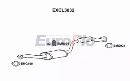 Амортизатор (EuroFlo: EXCL3032)