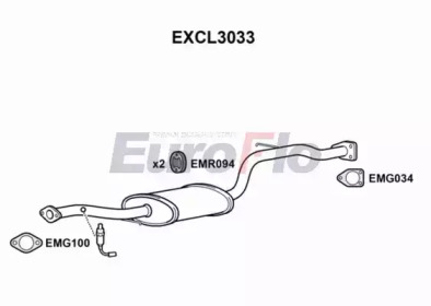 Амортизатор (EuroFlo: EXCL3033)