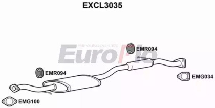 Амортизатор (EuroFlo: EXCL3035)