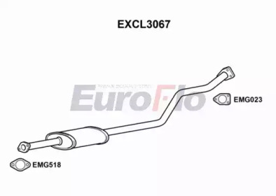 Амортизатор (EuroFlo: EXCL3067)