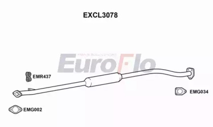 Амортизатор (EuroFlo: EXCL3078)