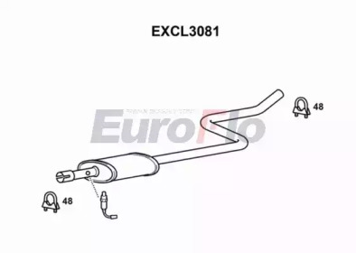 Амортизатор (EuroFlo: EXCL3081)