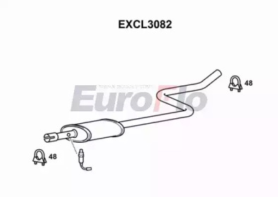 Амортизатор (EuroFlo: EXCL3082)