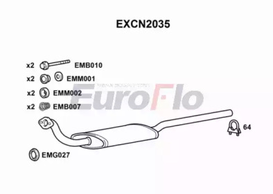 Трубка (EuroFlo: EXCN2035)