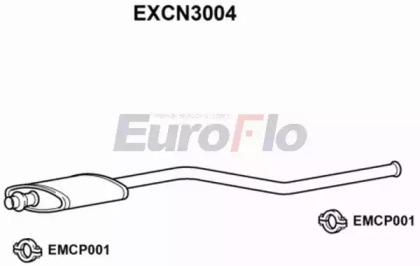 Амортизатор (EuroFlo: EXCN3004)