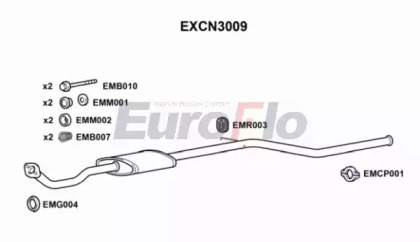 Амортизатор (EuroFlo: EXCN3009)